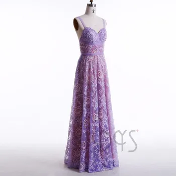 purple lace bridesmaid dresses