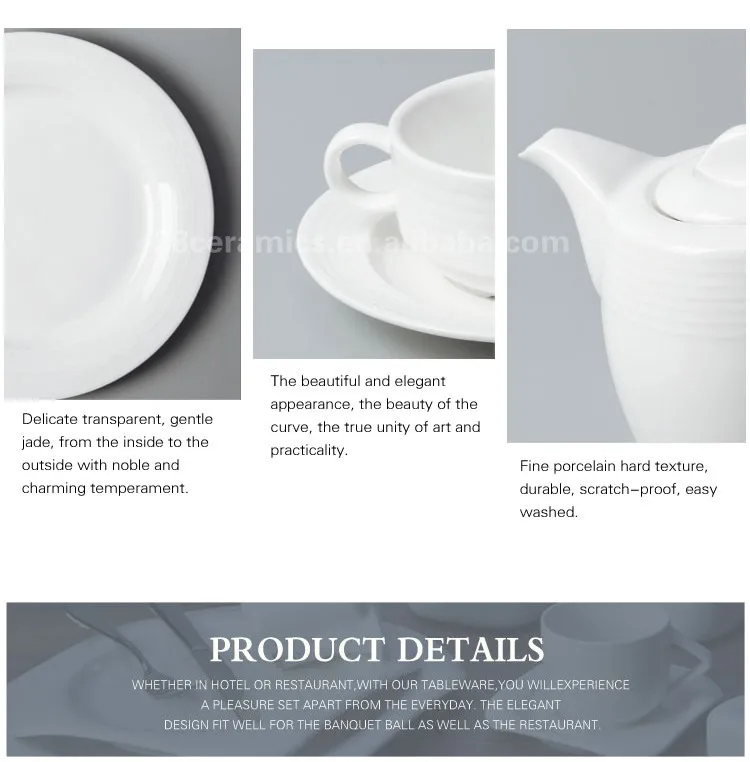 Wholesale cup and saucer set for business for hotel-18