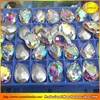 Drop Sew on Stones Clear Crystal Rhinestones with Gold Claw Setting