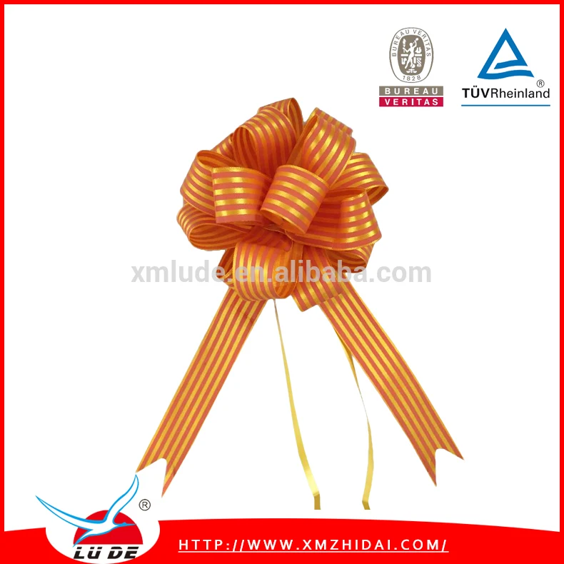 Wholesale Premade Satin Ribbon Pull Bows Star Bow For Gift Wrapping