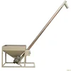 China Automatic Sawdust Inclined Screw Auger Feeder with Hopper