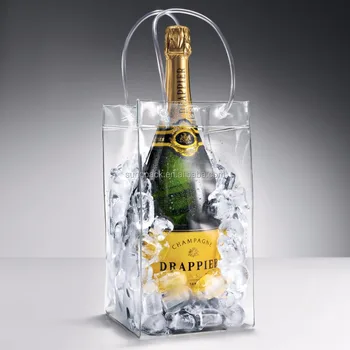 Reusable Wine Bottle Protector Pvc Ice Bag For Travel Carried Packaging Cool Single Bags Reusable Wine Bottle Protector Pvc Ice Bag For Travel Carried Packaging Cool Single Bags