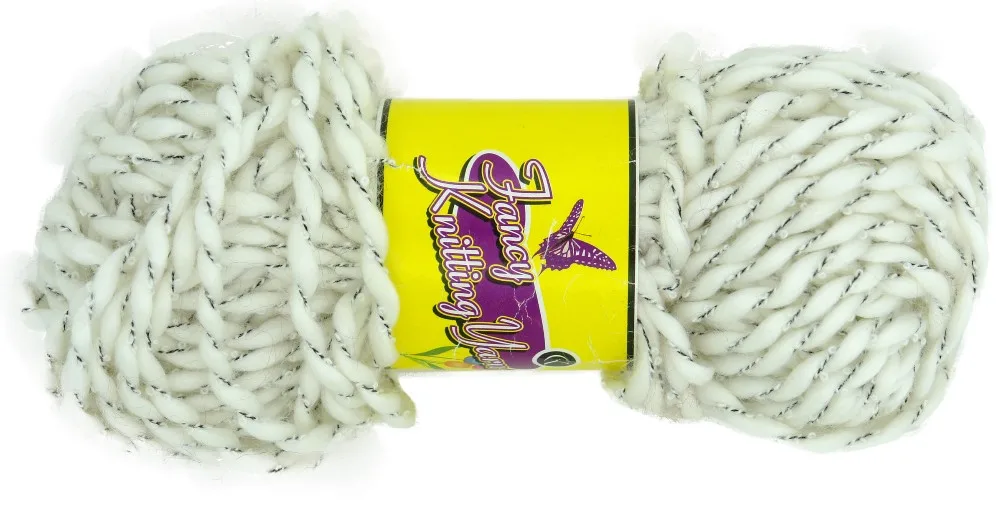 popular acrylic & polyester blended yarn for hand knitting multi