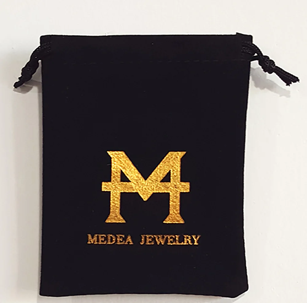 Custom Printed Suede Jewelry Pouch/velvet Jewelry Bag Drawstring