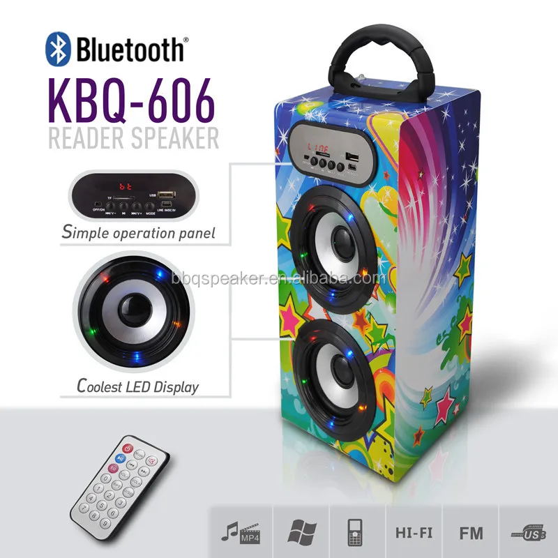 Portable Wooden Sound Box Speaker With Usb Sd Fm Radio Buy Sound Box