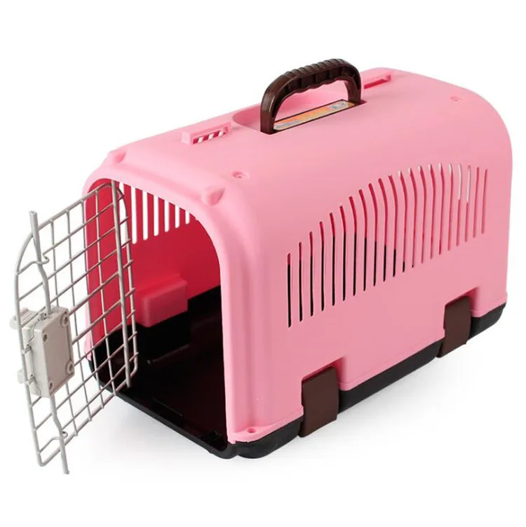 Wholesale Plastic Flight Dog Travel Carrier Pet Transport Box For Small