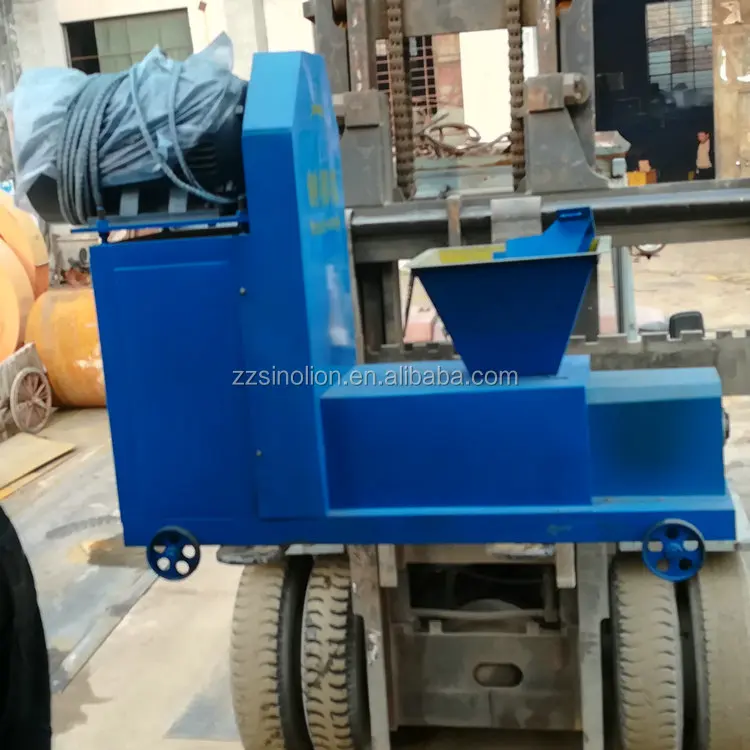 wood sawdust briquetting press machine