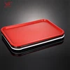 Cheap rectangular serving tray plastic melamine fruit tray