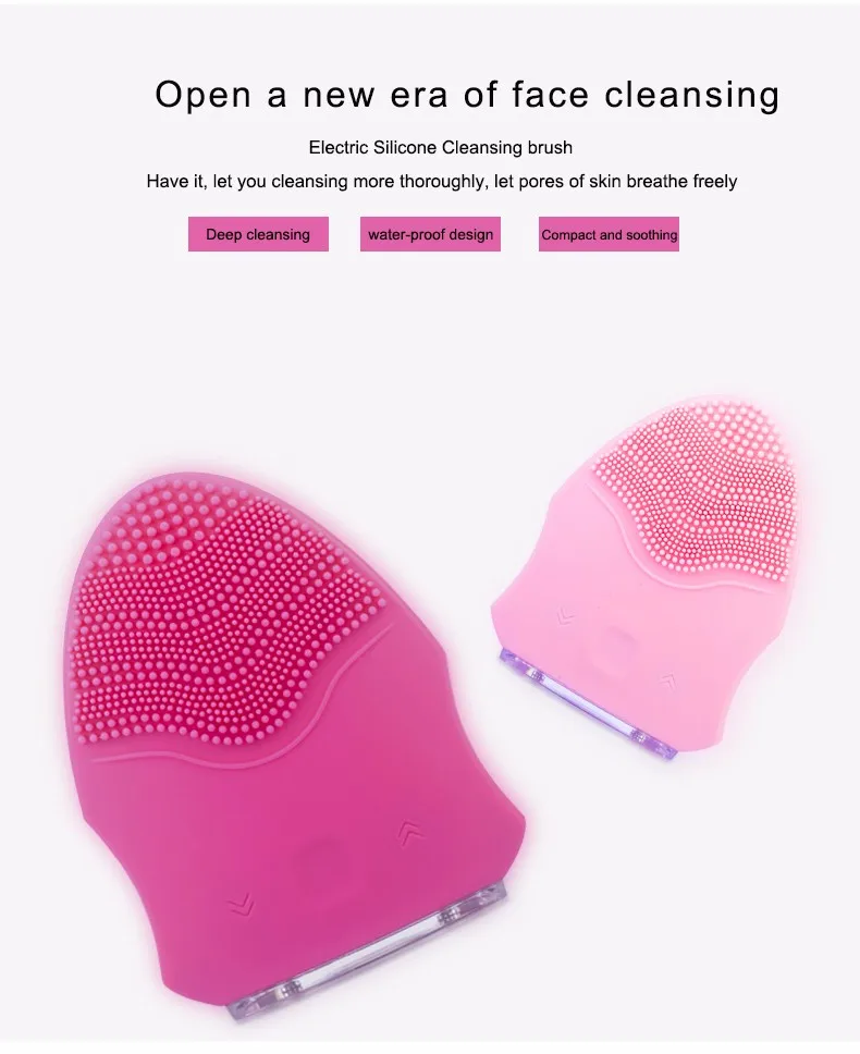 스파 스크럽 깨끗한 Dermabrasion 소닉 진동 실리콘 얼굴 클렌징 브러쉬 Buy 스파 스크럽 Dermabrasion