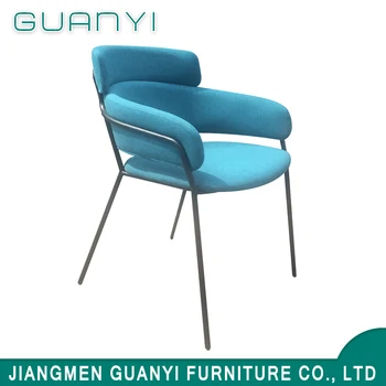 Guanyi Modern Blue Furniture Pu Leather Dining Room Chairs Furniture Pu Leather Dining Room Chairs