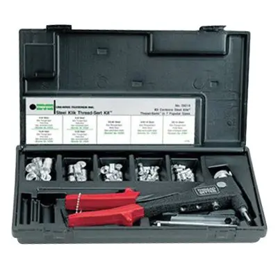 M39316, MARSON MANUAL TOOL, MARSON THREAD-SETTER TOOL KIT, METRIC RIVET NUTS 4MM, 5MM, 6MM MANDRELS & NOSEPIECES (1 PK)