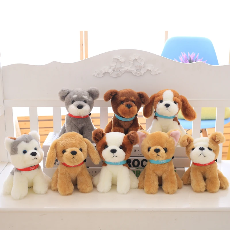 Wholesale Cute Little Dog Plush Toys Chenery Dog Pillows As Children's