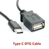16CM Short On-The-Go Host Cord USB C OTG Cable 3.1 Type C to USB 3.0 A Female Coverter Adapter Cable for Macbook