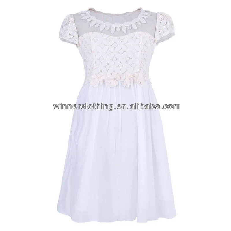 white dress for young ladies