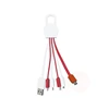 2019 Latest promotional gift item multi 5 in 1 big ring design usb cable both charge & data transfer