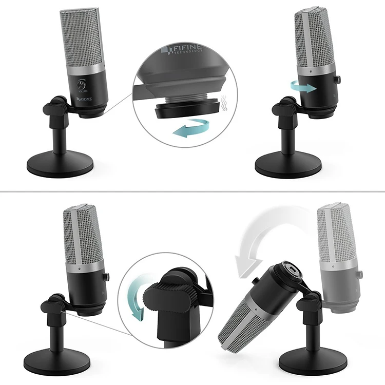 fifine usb microphone noise cancelling