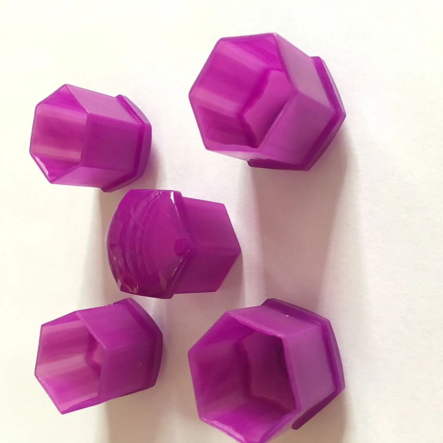 20pcs 19mm Purple Plastic Wheel Bolt Covers Cap Nut Protector And Removal Tool Car Wheel Bolts