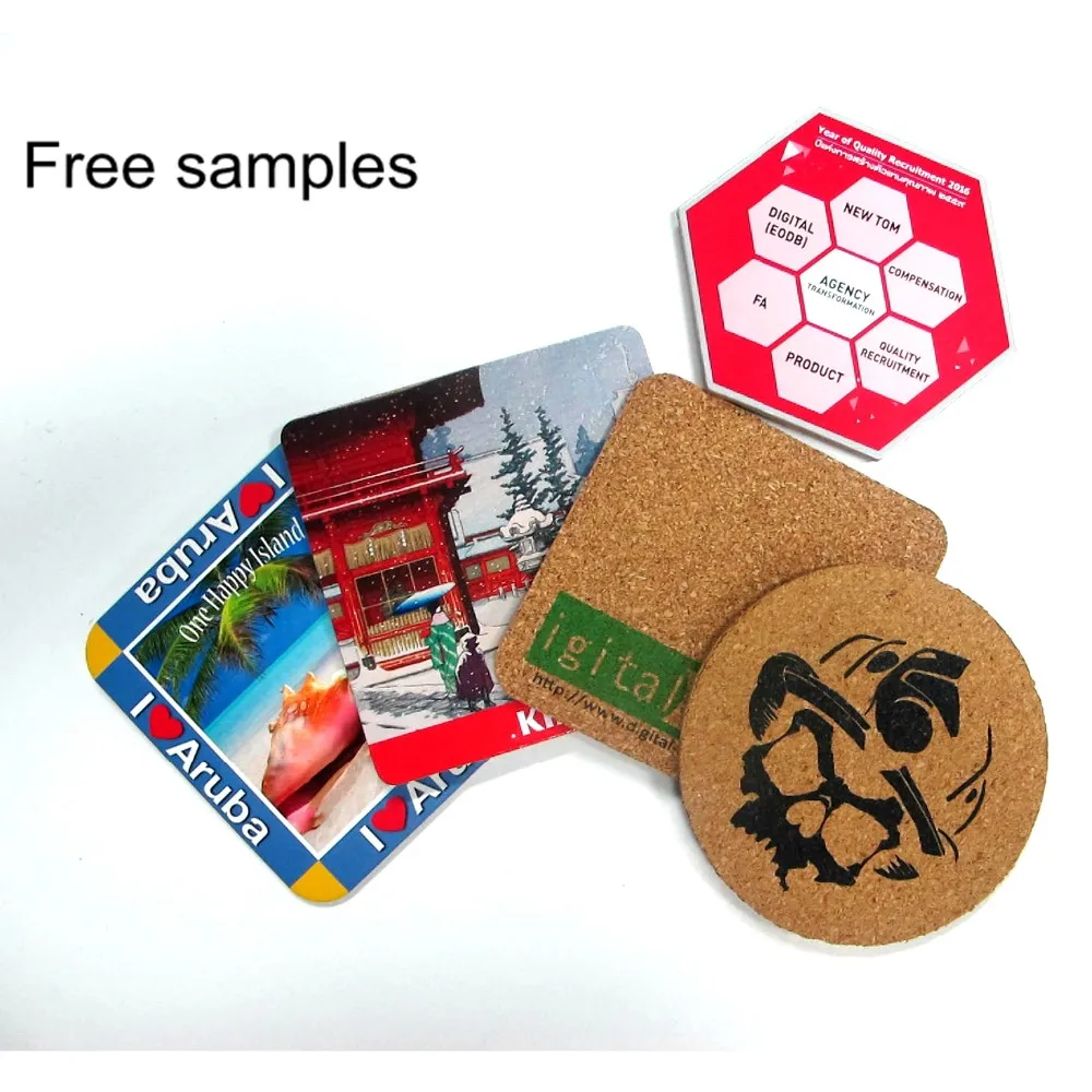 Customized Design Bulk Cork Wood Coaster Holder / Drink Coasters Buy