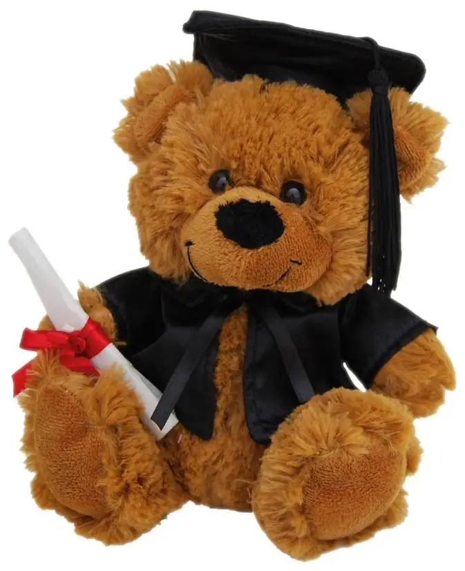 graduation bear plush
