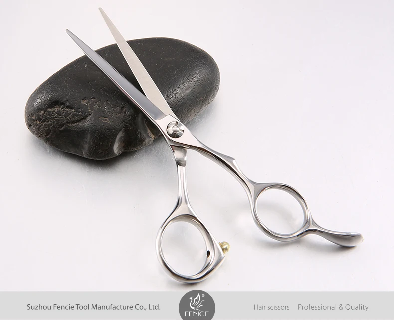 Fenice Japanese professional slim blade Salon beauty hair scissors for Cutting