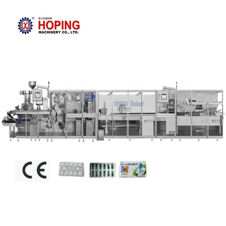 
High Automatic speed pill blister box cartoning packing production line (DHL700) 