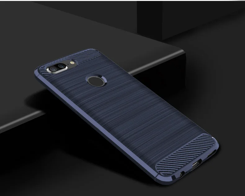 2017 New Arrival Carbon Fiber Tpu case For Oneplus 5t brushed tpu soft cover For Oneplus 5t