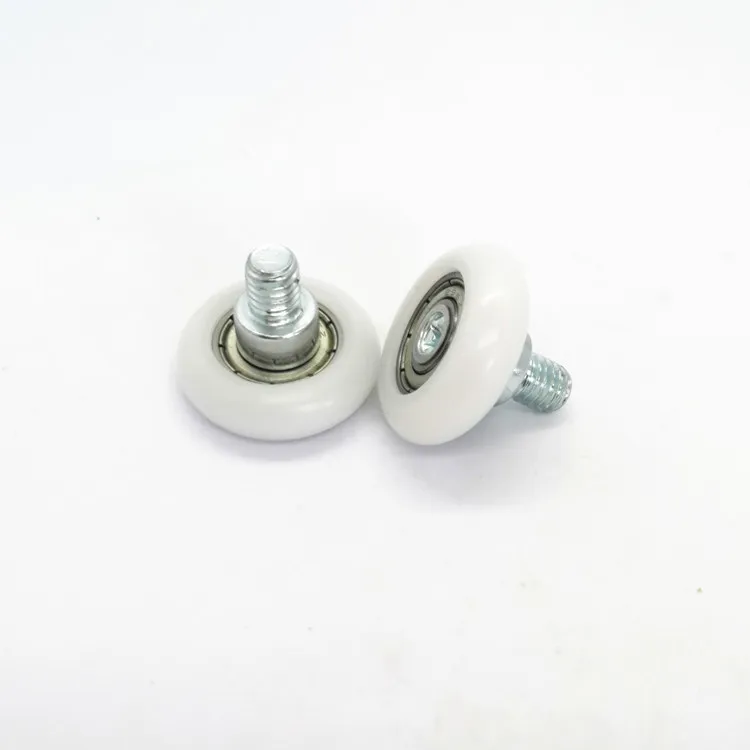 Nylon Plastic Drawer Sliding Track Roller Wheel Bearing For