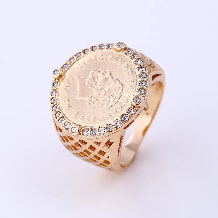 11894 Ring mens 2023 Manufacture Copper Jewelry with 18k Gold Plated rings for men