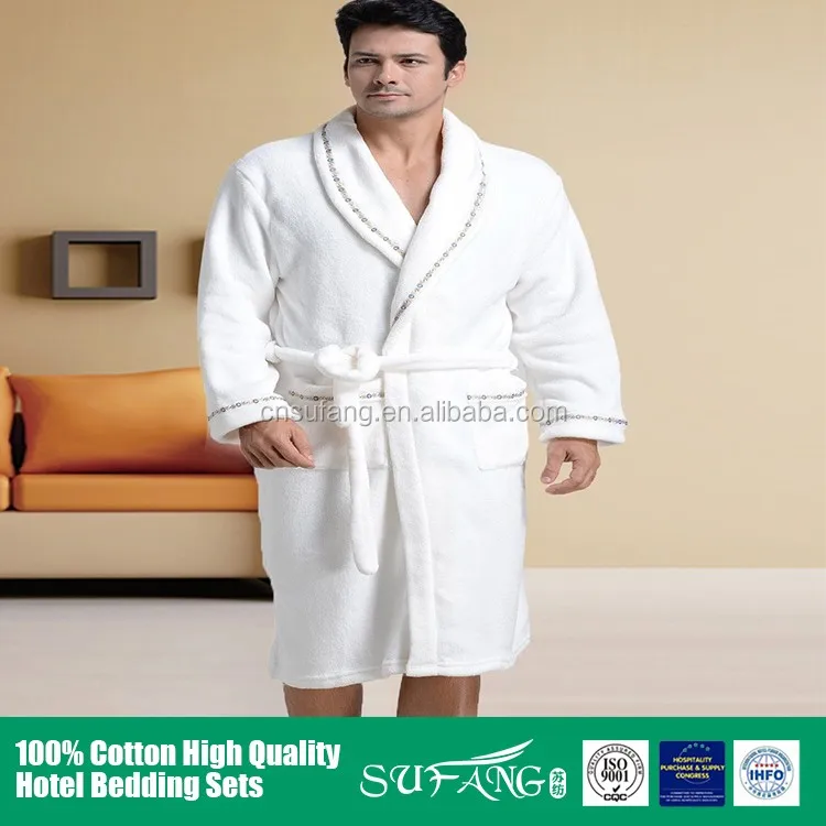 Hotel Linen/ Wholesale Cheap Bathrobe 100 Cotton Terry Men/women 100