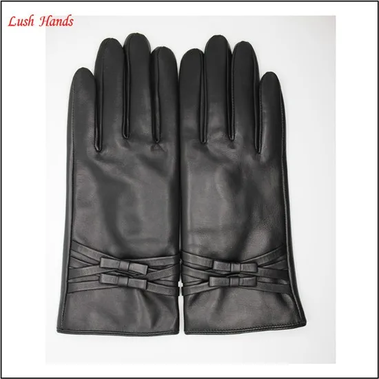 2017 new style women 's fashion winter daily leather gloves
