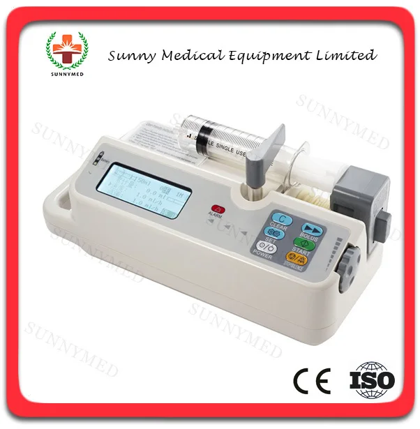 Syg079 High Quality Medical Portable Syringe Pump Top Electric Syringe