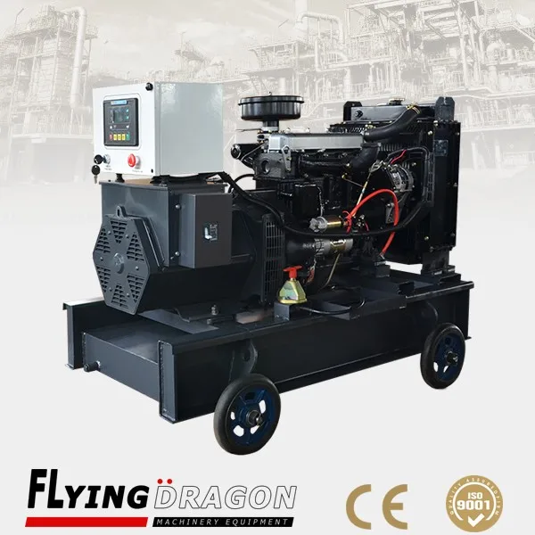 Water Cooled Portable Generator 20kw 25kva Diesel Electric Generator