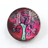 Wholesale 18mm Round tree pattern Snap Button for bangles