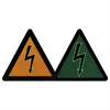 Reflective traffic safety warning triangle signage signs