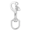 Hot Selling Strong Durable 95mm 316 Stainless Steel Hook Swivel Snap Bolt Kit Scuba Diving Stainless Steel Hook