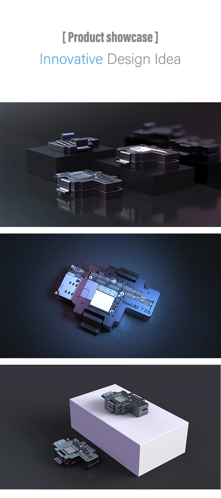 Original iSocket X from QianLi for iPhone X motherboard test and repair