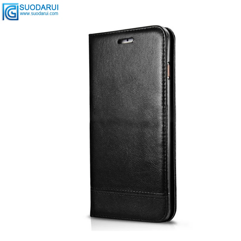 luxury leather pouch cover For apple iphone X/8 /7/6 wallet Phone flip case