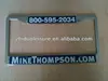 Zhiduo zinc alloy License Plate cover