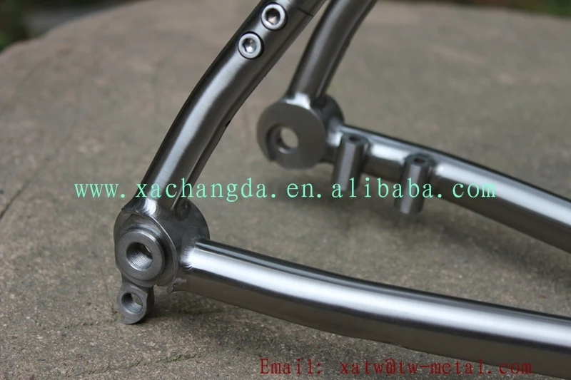 Road Bike Frame Taper Head Tube Titanium Touring Bike Frame Flat Mount