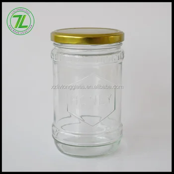 Large Capacity 18oz Cylinder Shape 550ml Gl Honey Jar With Metal Large Capacity 18oz Cylinder Shape 550ml Gl Honey Jar With Metal Twist Off Lid