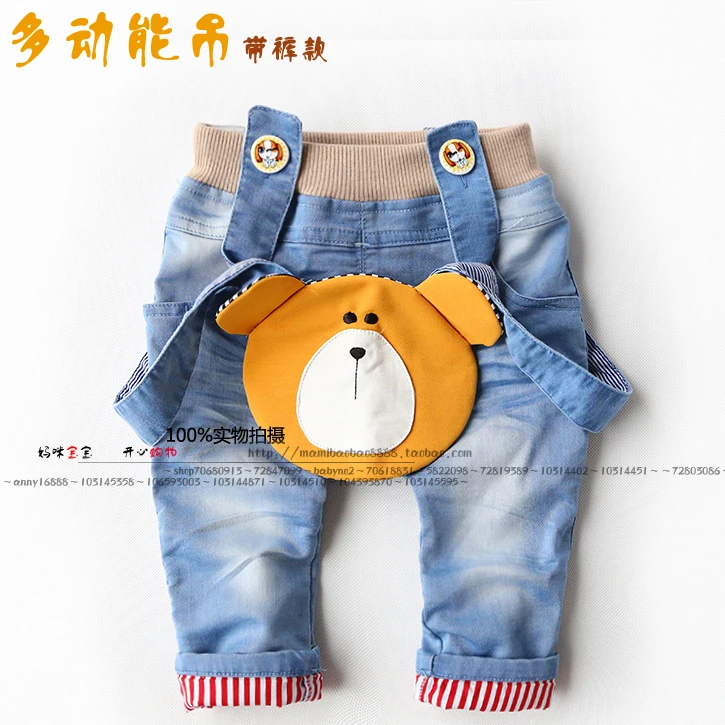 Free shipping 5 Size Retail new 2014 summer autumn baby clothing children pants baby boys bib