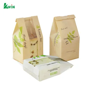 Reusable Colored Fold Top Ziplock Paper Sandwich Packaging Bag For Ldpe Plastic Window Reusable Colored Fold Top Ziplock Paper Sandwich Packaging Bag For Ldpe Plastic Window