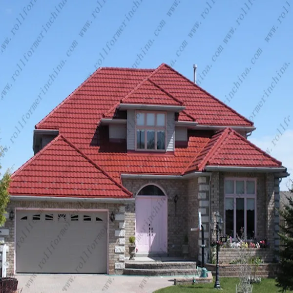 多色瓷砖瓦楞机/彩色屋顶建筑机