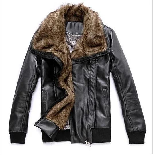 Fashion! Best selling winter warm motorcycle Leather