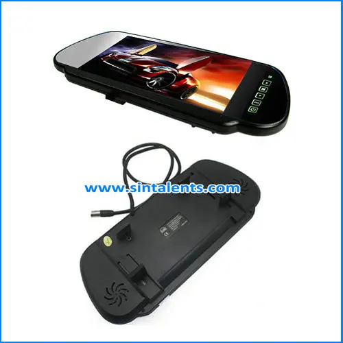 5 Inch digital touch button waterproof auto car reverse monitor