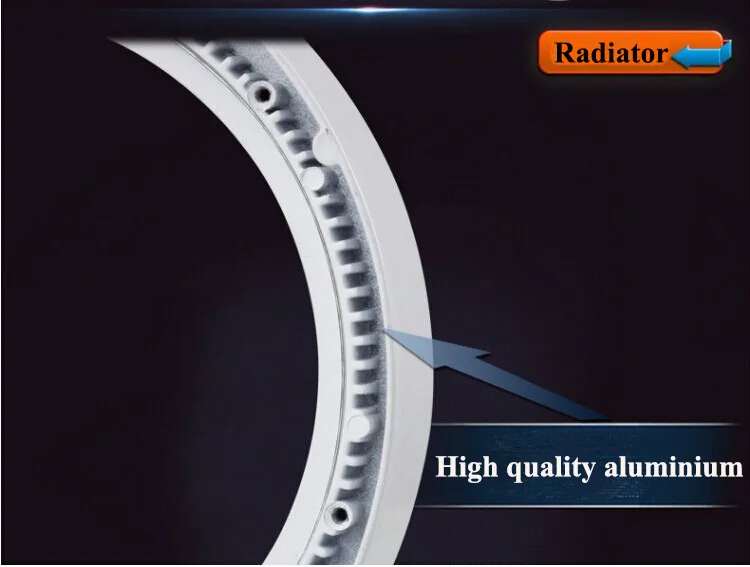 Round 12w Waterproof Warm White Shower Light Surface Mounted Led Panel