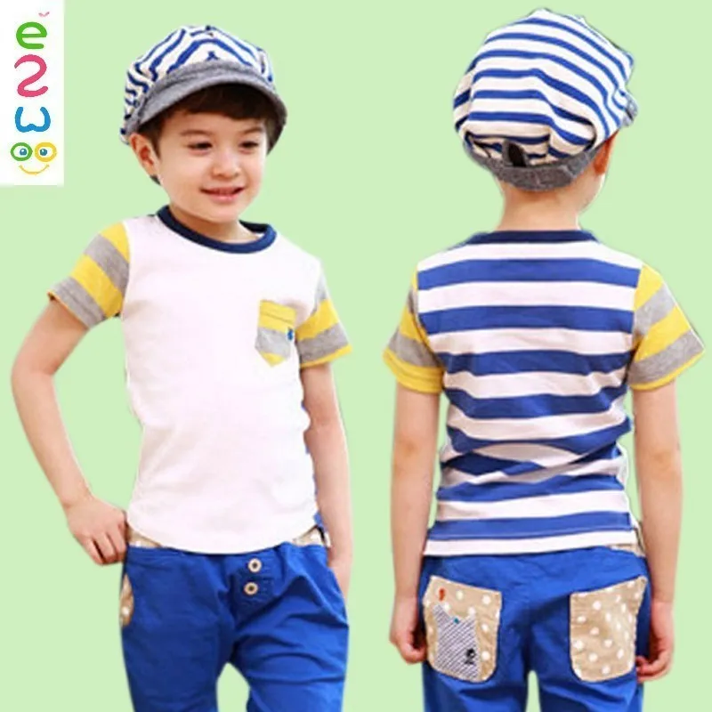 Wholesale Children's Boutique Clothing Boy's Cotton Fabric Cheap Price ...