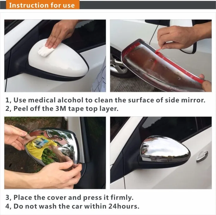 Carbon Fiber Accessories Car Side Rear View Mirror Cover Buy Carbon