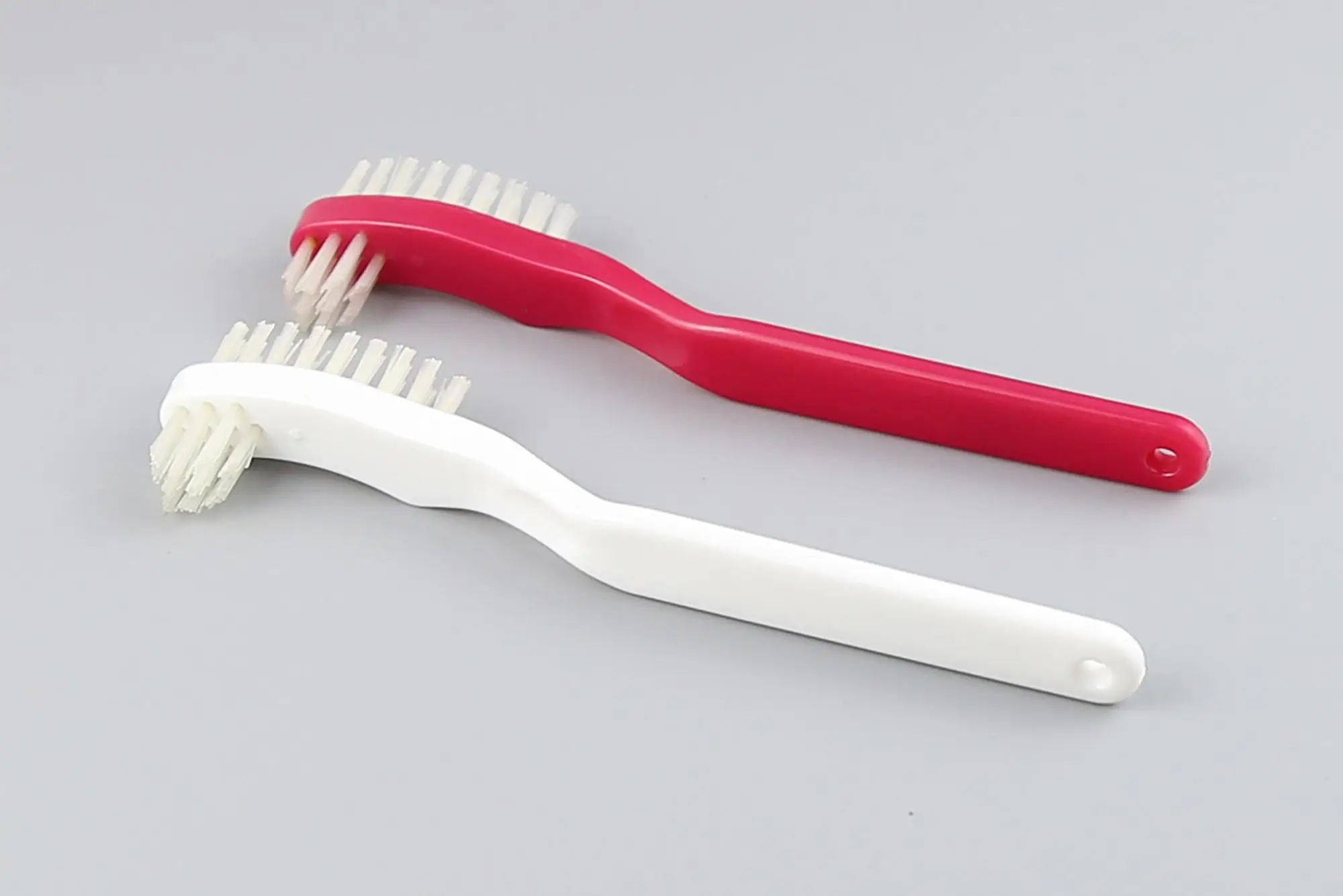 Succinct Double Sided Denture Brush For Dentures Cleaning False Teeth