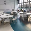 fashion designer metal baroquel free daycare space saving primary kids school furniture
